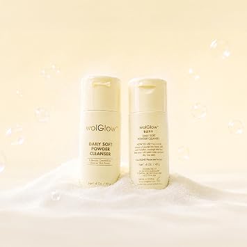 Limpiador en polvo suave diario exfoliante suave, sin residuos, formato en polvo, cuidado de la piel coreano