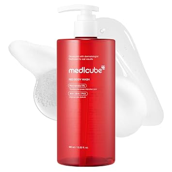 medicube Red Body Wash 3.0 - Gel clarificador para pieles estresadas, 13.52