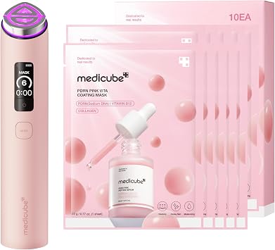 medicube Perfect Mask Mode Duo: Máscara recubierta PDRN Vita y Booster Pro