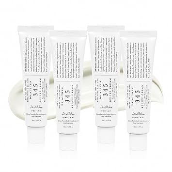 Dr.Althea Crema de alivio 345, hidratante facial diario con PDRN, niacinamida, centella y pantenol, cuidado de la piel vegano coreano para pieles sensibles y propensas a manchas, 1.69 onzas líquidas