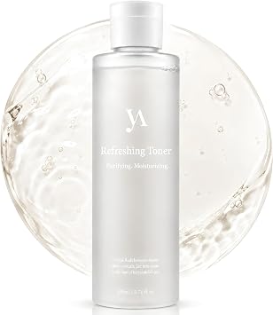 Tónico refrescante, cuidado de la piel coreano hidratante para pieles sensibles, 6.8 fl oz