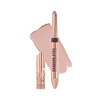 Charlotte Tilbury Exagger-Eyes Easy Eyeshadow Stick - 10 tonos universalmente favorecedores en 2 acabados embellecedores para un uso duradero de hasta 24 horas