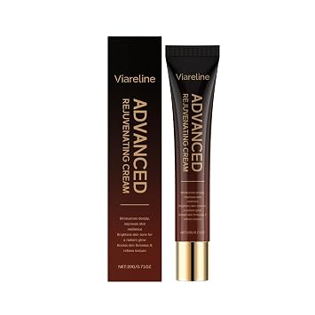 Crema rejuvenecedora avanzada de gel de colágeno crema reparadora de la piel con ácido hialurónico y niacinamida para piel de vidrio | Cuidado de la piel coreano de rutina nocturna (marrón, 5.4 * 1.4