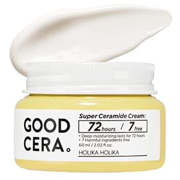 HOLIKA HOLIKA Good Cera Super Ceramide Cream, hidratante facial, 2.02 fl oz