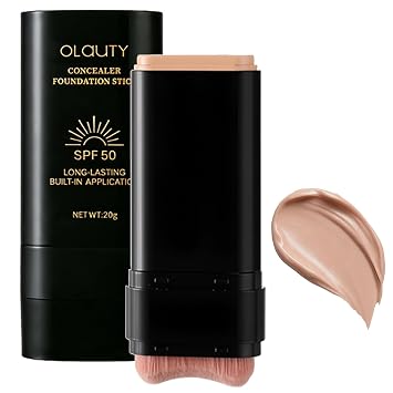 Barra de base, 2 en 1, corrector de larga duración de doble extremo, base coreana, maquillaje de base de cobertura completa, corrector de protector solar, maquillaje para cubrir tatuajes, acabado mate