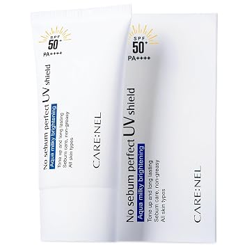 Protector solar coreano para cara Spf 50 Loción facial - Sin protector solar sebo impermeable