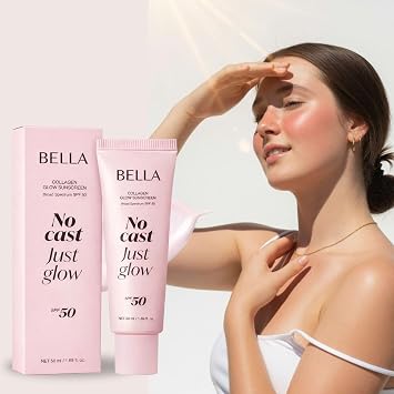 Bella SPF 50 Protector solar facial | protector solar SPF 50 facial teñido | protector solar SPF 50 | sin protector solar blanco cuidado de la piel coreano
