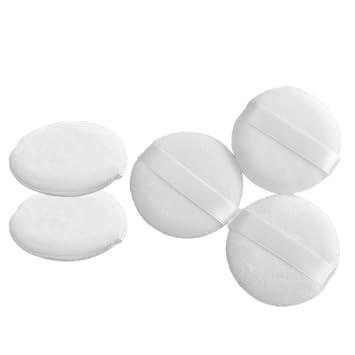 5pcs Supple Loose Powder Puff Makeup Application Simple