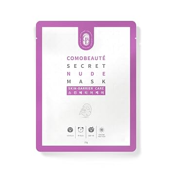 MissDragon COMOBEAUTE Mascarilla facial de barrera cutánea (1 unidad) – Cuidado de la piel coreano Barrera natural de la piel Hidratante Facial Hoja Mascarilla Cica Ácido Hialurónico Niacinamida
