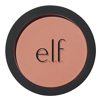 e.l.f - Rubor con infusión de primer, de larga duración, mate, atrevido, ligero, se mezcla fácilmente, contornea las mejillas, Always Rosy, uso durante todo el día, vegano y libre de crueldad animal