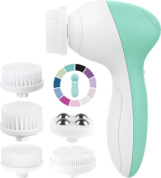 Limpiador facial | Cepillo de limpieza facial, exfoliador, productos para