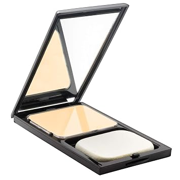 Sacha BUTTERCUP - Polvo facial compacto. Polvo translúcido, controla los aceites y el brillo. Polvo prensado para tonos de piel medios a oscuros, 0.45 onzas