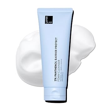 LAYERLAB Limpiador de espuma protectora de barrera de pantenol al 2%