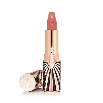 Charlotte Tilbury Hot Lips 2.0 - Lápiz labial hidratante de larga duración con extractos de orquídeas y antioxidantes, acabado satinado construible para labios de aspecto más completo