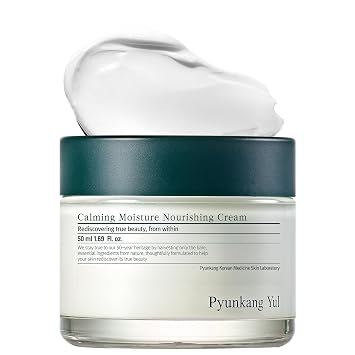 Pyunkang Yul Crema Nutritiva Calmante de Humedad PKY Suaviza Instantáneamente la Piel Sensible, Hidratante Facial para la Vitalidad de la Piel Saludable con Colágeno, Vegana, Cuidado de la Piel