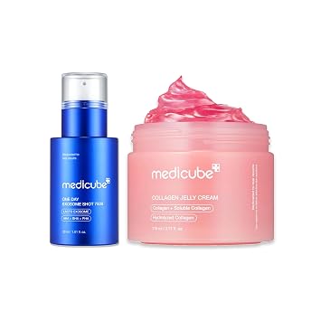 medicube Zero Exosome Shot 7,500 Espicule Serum & Colágeno Jelly Cream 3.7
