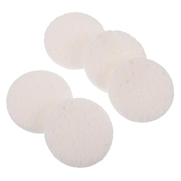 MERRYHAPY 50pcs Pulpa de Madera Algodón Polvo Puff Esponja Hidratante Maquillaje Esterilla de Limpieza Facial Esponjas de Limpieza Facial Esponja de Limpieza Facial Esponja de Limpieza Facial Polvo