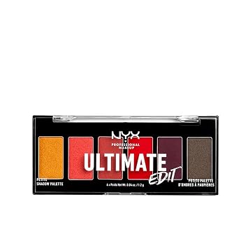 NYX PROFESSIONAL MAKEUP Ultimate Edit Mini Paleta de Sombras, Paleta de Sombras de Ojos - Phoenix