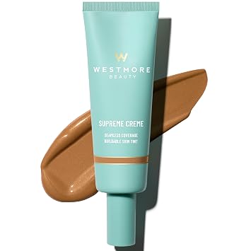 Westmore Beauty Supreme Creme Skin Tint Foundation, 4N Tan Neutral, 1.7 oz