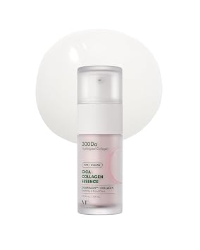 VT COSMETICS Esencia de colágeno de Cica, extracto de colágeno 300Da y complejo de péptidos para reafirmar, rellenar y mejorar la elasticidad de la piel. Cuidado de la piel coreano, suero de colágeno rosa
