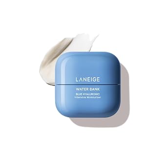 LANEIGE Water Bank Blue Ácido Hialurónico Hidratante Intensivo: Crema Hidratante Facial para Piel Extra Seca con Esqualano y Péptidos para el Apoyo de la Barrera Cutánea, Testada por Dermatólogos