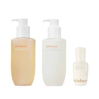 Sulwhasoo Gentle Cleansing Oil | Korean Oil Cleanser & Makeup Remover | Dissolves Waterproof Makeup & SPF | Hydrating Double Cleanse Face Wash for Dry & Sensitive Skin