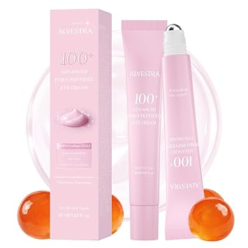 Crema para debajo de los ojos con ADN de salmón PDRN y péptidos rosados