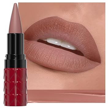 evpct Real Nude - Juego de delineador de labios para mujeres mayores, de larga duración, impermeable, degradado nude, mate, lápiz labial, lápiz de lápices de lápices color crema y lápiz labial, combo de maquillaje, efecto degradado impecable