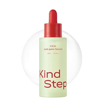 Suero de cica refinador de poros, suero facial coreano para una textura suave de la piel, equilibrio de sebo y preparación de maquillaje, esencia hidratante ligera, 1.69 onzas líquidas