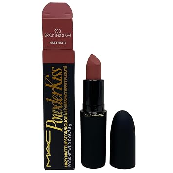 M·A·C Cosmetics Powder Kiss Hazy Matte Lipstick 930 Brickthrough - 0.12 oz