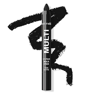 wet n wild Delineador de ojos y sombra de ojos multiusos Color Icon en barra, hidratante, fórmula nutritiva de crema a polvo, creable y mezclable, libre de crueldad y vegano - Comportamiento Nocturno