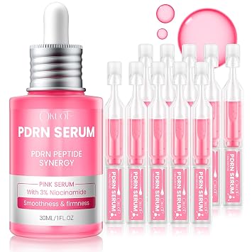 PDRN Pink Serum, 10000 ppm de ADN de salmón, niacinamida y péptidos, 1.52