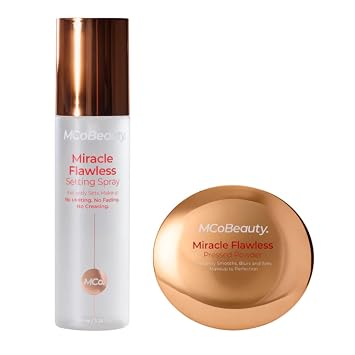 MCoBeauty Miracle Flawless Setting Spray y polvo prensado Set - 1 luz