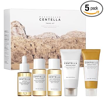 SKIN1004 Centella - Kit de viaje, juego de 5 unidades coreanas para el