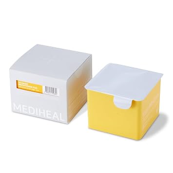 (Solo recarga) Mediheal Vitamide Almohadillas iluminadoras (100 almohadillas) - Almohadillas que aumentan la luminosidad para una piel clara e iluminada - Gasa vegana