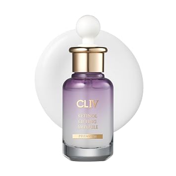 Ampolla Retinol Lifting, cuidado de la piel coreano con solución de colágeno al 85%, retinol, péptidos y complejo botánico fermentado para textura de la piel y soporte de humedad, suero globo