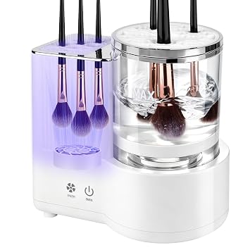 Máquina limpiadora y secadora de brochas de maquillaje eléctrica 3 en 1