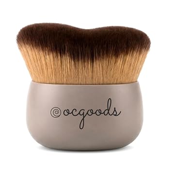 Extra Grande 2.953 in Cuerpo Maquillaje Cepillo Premium Kabuki Cepillo Para Auto Bronceador Shimmer Mezcla