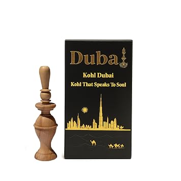 Musk AL tahara Delineador de ojos en polvo suelto natural de Dubai - Delineador de ojos tradicional de larga duración suave y fácil aplicación Color intenso y cuidado de los ojos - Negro