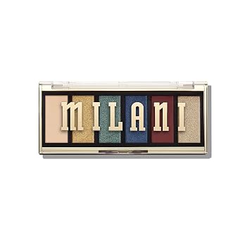 Milani Paleta de sombras de ojos Most Wanted, 6 colores de sombra de ojos mate libres de crueldad animal para un uso duradero (Jewel Heist)