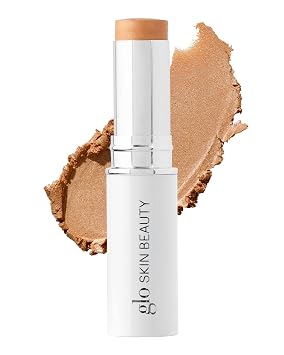 Glo Skin Beauty Skin Glow Stick Highlighter (Cognac) - Alimentado por hidratadores, pigmentos minerales y mica para un brillo iluminado, iluminador en crema mineral limpia
