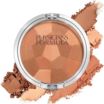 Physicians Formula Paleta de polvos de rubor multicolor, fórmula suave y sedosa, hipoalergénica, se mezcla fácilmente sin irritación - Rubor natural