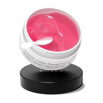 COSRX Parche de ojo de hidrogel de colágeno de péptidos rosados para ojos