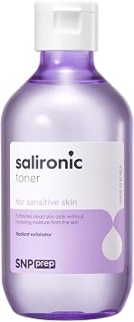 SNP Salironic Toner | Cuidado de la piel coreano elimina las células muertas de la piel y el sebo | para piel seneitiva | calmante e hidratante | Hombres y mujeres | 7.4 fl oz