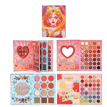 82 colores brillante mate multi color sombra de ojos whighlight hermosa chica patrón multi-función maquillaje paleta de sombra de ojos Set de sombra de ojos cepillo cosmético
