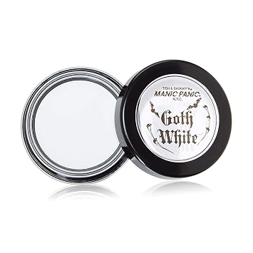 Base en crema con acabado en polvo Manic Panic Goth White, color blanco