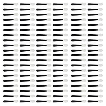 120 aplicadores de sombra de ojos, palitos aplicadores de sombra de ojos, mini aplicador de sombra de ojos desechable, esponja de sombra de ojos portátil, adecuado para mujeres y niñas, 1.89 pulgadas