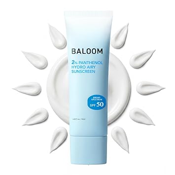 BALOOM Protector solar coreano SPF 50 para cara, amplio espectro, sin molde
