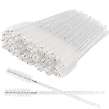 300 cepillos desechables de pestañas de cristal para pestañas