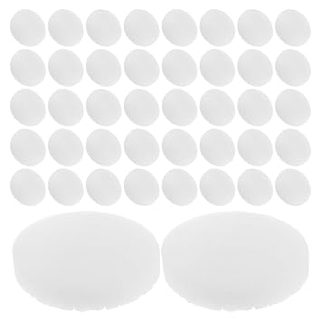 100pcs Powder Puff Sponge Refill White Soft Smooth Makeup Applicator